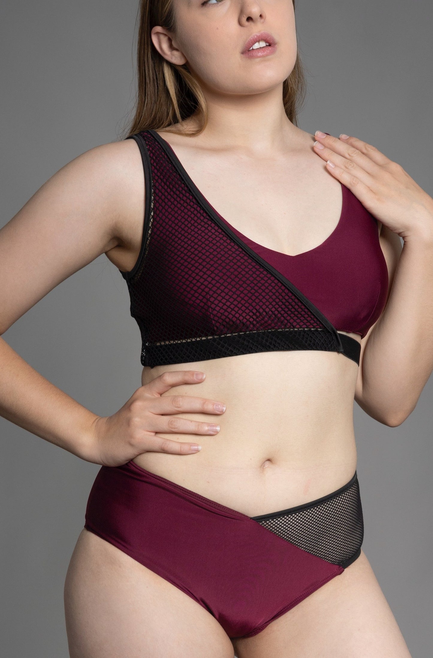 ZOEY LOW WAIST BOTTOM MULBERRY