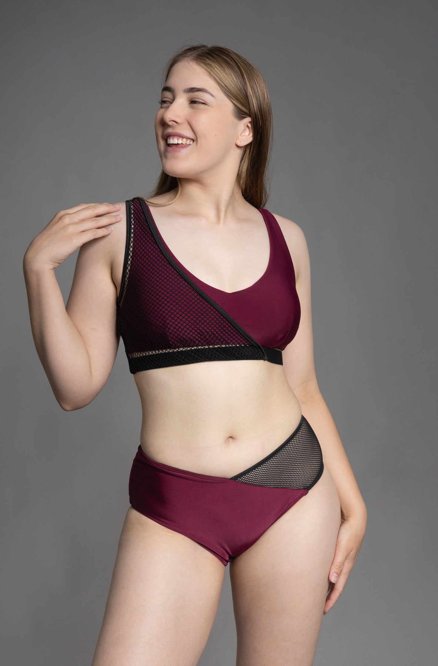 ZOEY LOW WAIST BOTTOM MULBERRY