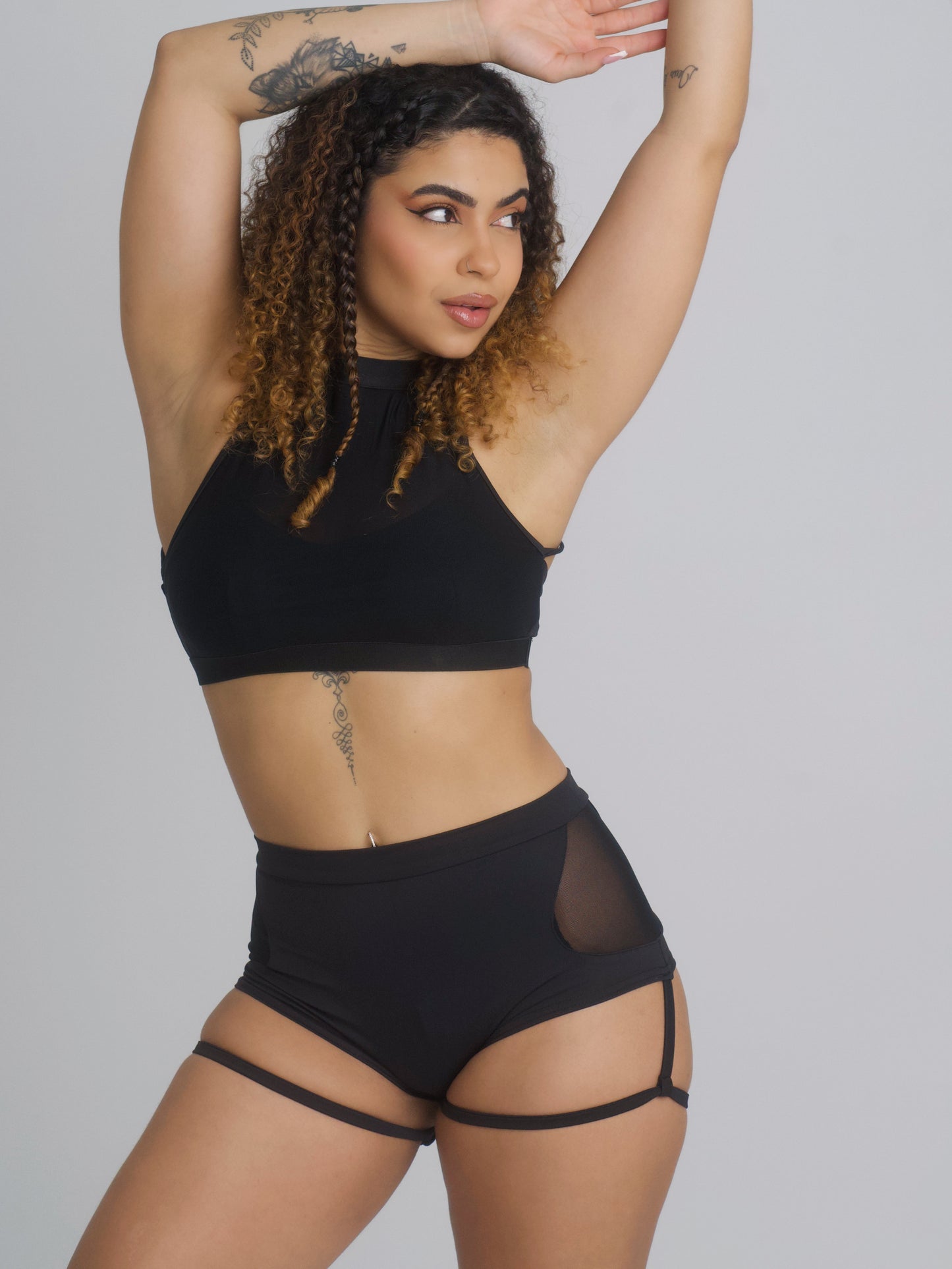 SASHA HIGH WAIST BOTTOM BLACK